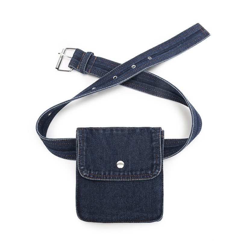 2026 New Arrival: Fashion Denim Chest Bag / Vintage Waist Bag