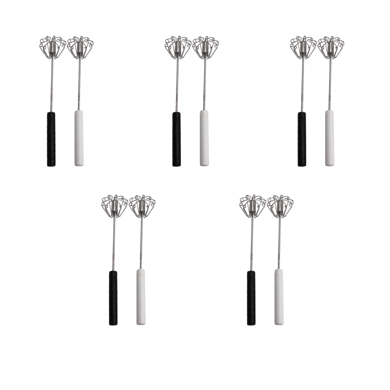 🍳 Practical kitchen helper! Pressure whisk with non-slip handle, stainless and durable at a low price!