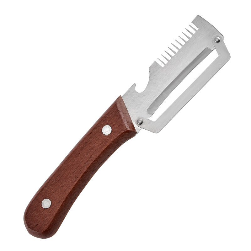 3-in-1 Frühlingszwiebelschneider & -schäler Küchenhelfer