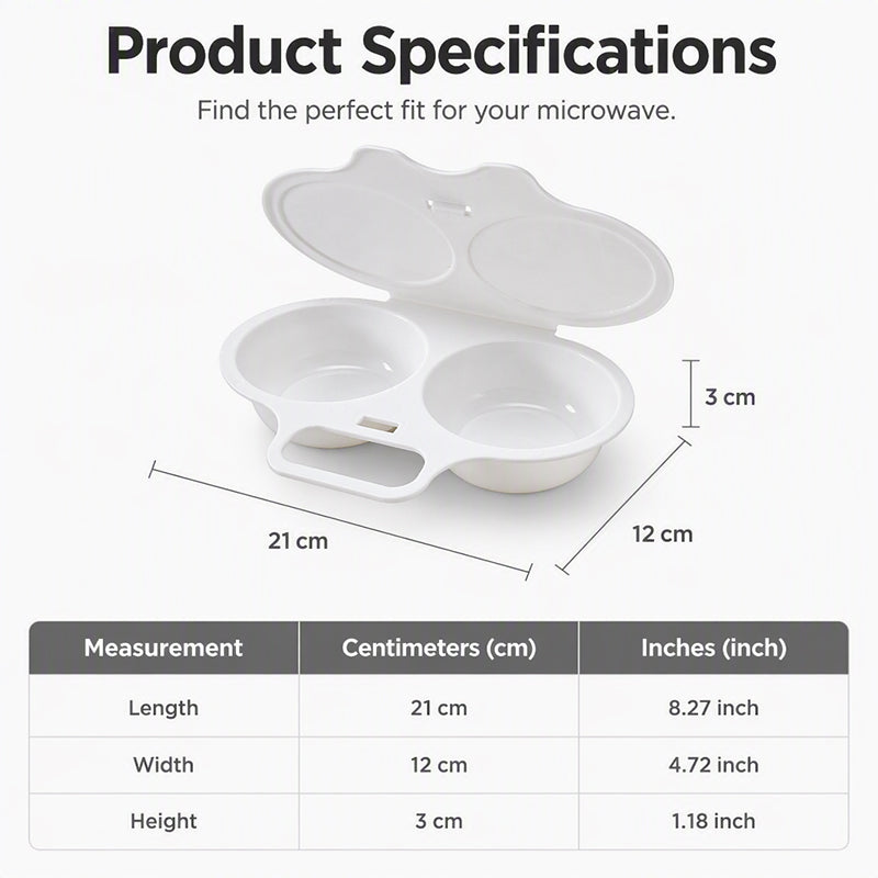 šNews 2026 ā 50% discountš„Microwave egg cooker with lid and handl