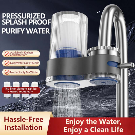 💥 HEISSER VERKAUF – 50 % RABATT 🔥 Wasserfilter für Wasserhahn mit Adaptern