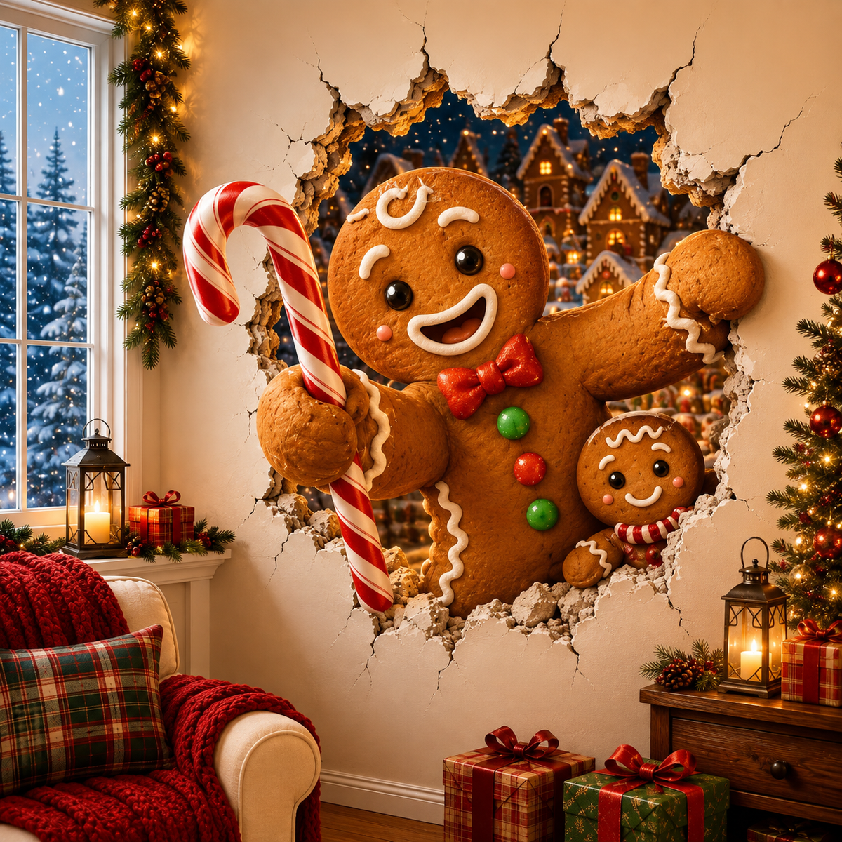 🔥Last day – 50% off “Break Through the Wall” Christmas stickers