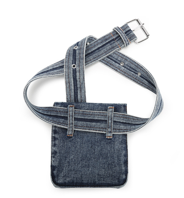 2026 New Arrival: Fashion Denim Chest Bag / Vintage Waist Bag