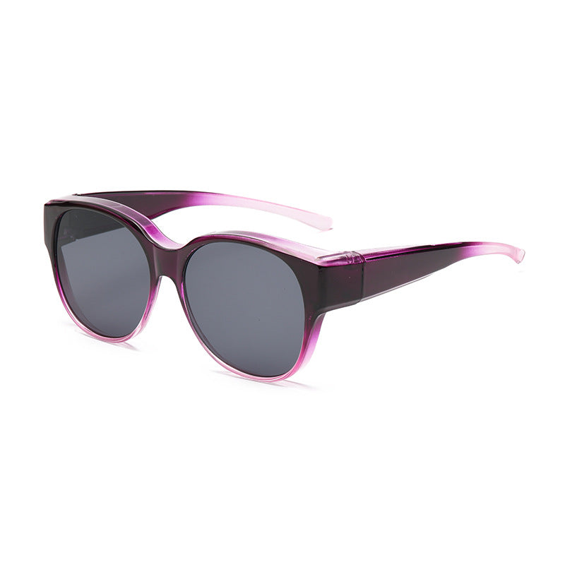 🕶 Neue Cat-Eye-Sonnenbrille in extra großer Größe mit polarisierten Gläsern und UV400-Schut