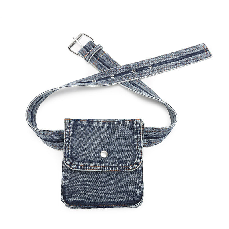 2026 New Arrival: Fashion Denim Chest Bag / Vintage Waist Bag