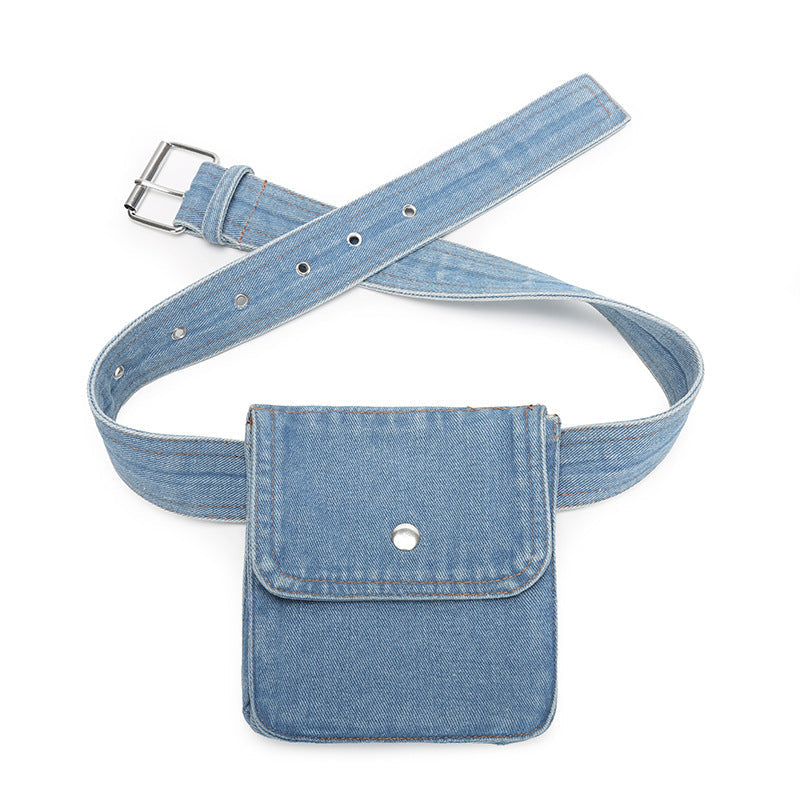 2026 New Arrival: Fashion Denim Chest Bag / Vintage Waist Bag