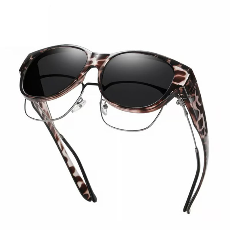 🕶 Neue Cat-Eye-Sonnenbrille in extra großer Größe mit polarisierten Gläsern und UV400-Schut