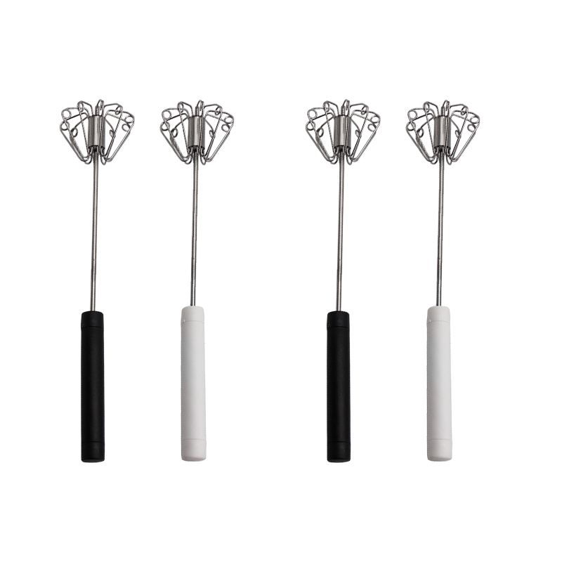 🍳 Practical kitchen helper! Pressure whisk with non-slip handle, stainless and durable at a low price!