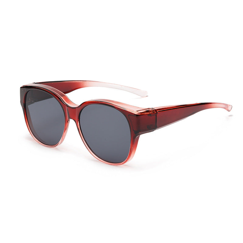 🕶 Neue Cat-Eye-Sonnenbrille in extra großer Größe mit polarisierten Gläsern und UV400-Schut