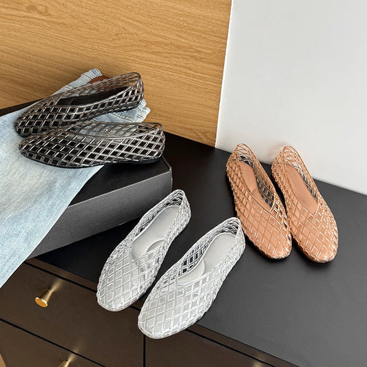 Transparent "Jelly" Pumps for Women / Lightweight, Breathable Summer Shoes
