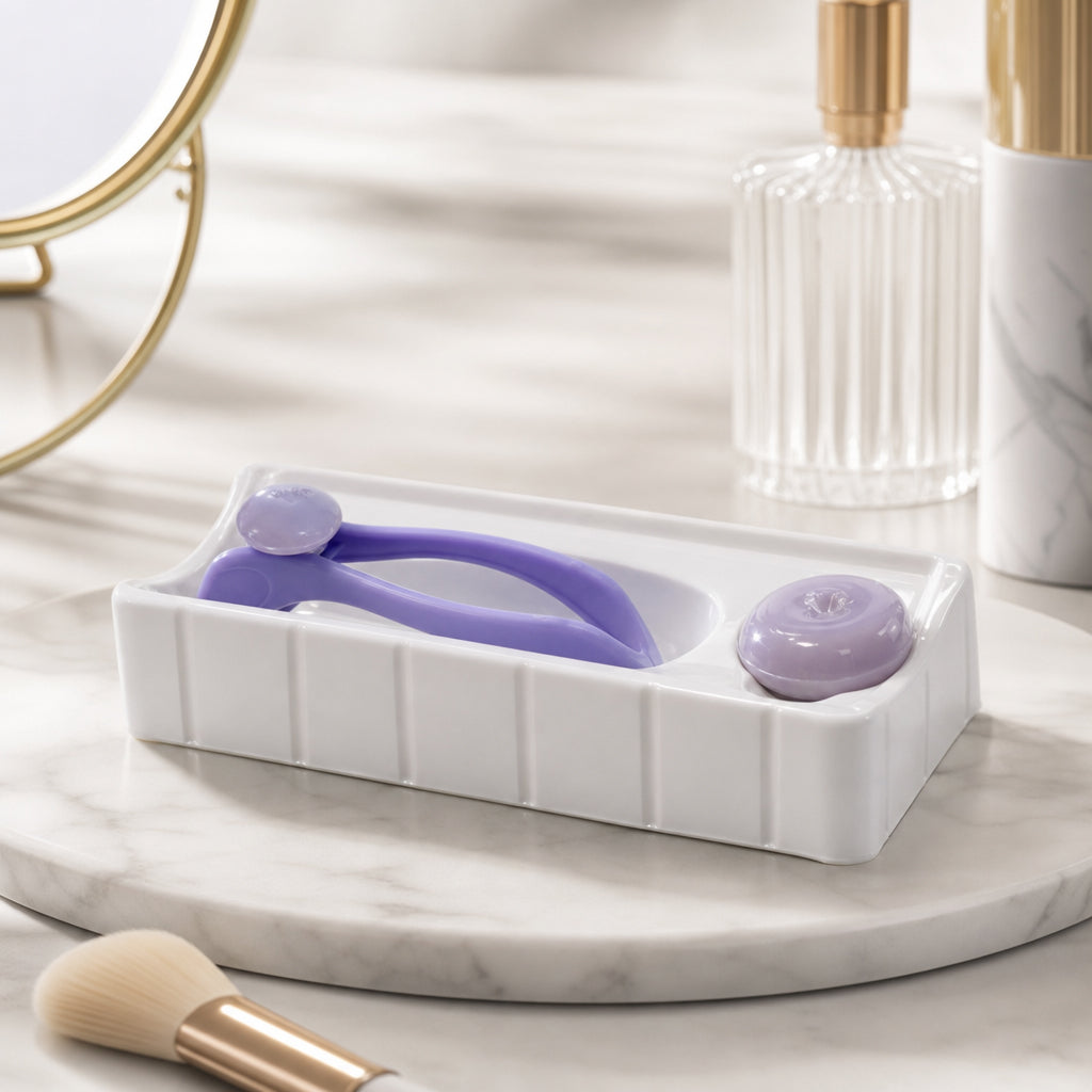 Hair removal device with cotton threads for fac