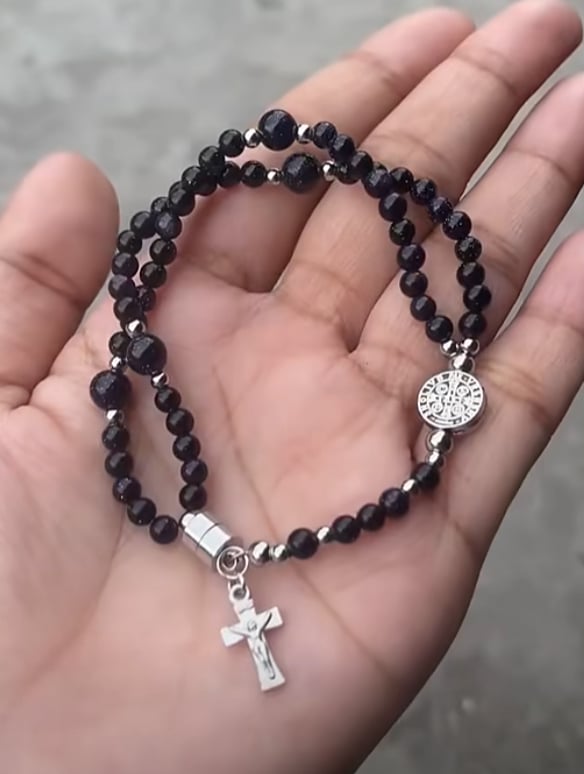🔥Nur für kurze Zeit, gültig für 24 Stunden🔥 49 % Rabatt – ✝️Handgefertigte Rosenkranzarmbänder📿