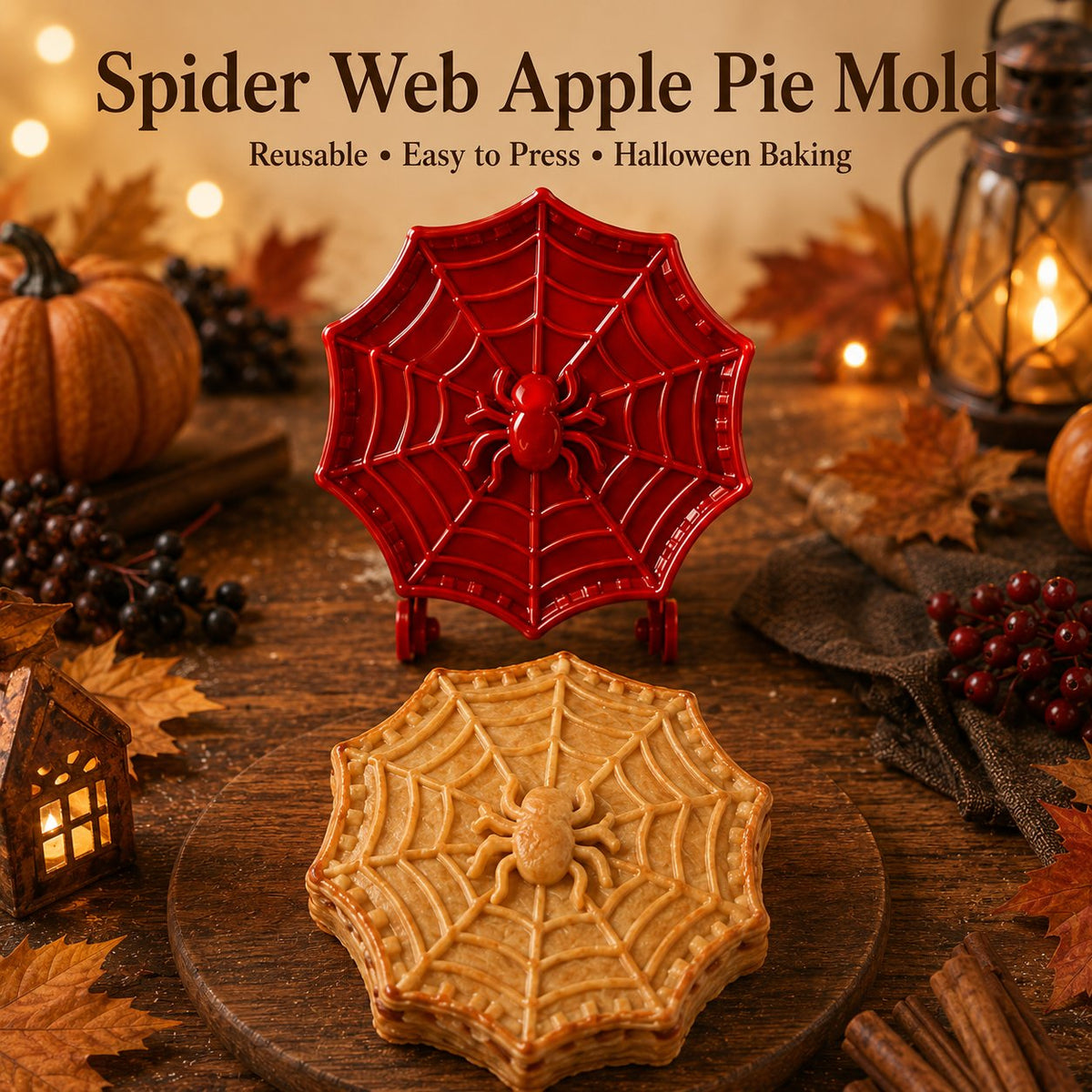 🎃 8-piece set of molds for small Halloween pies