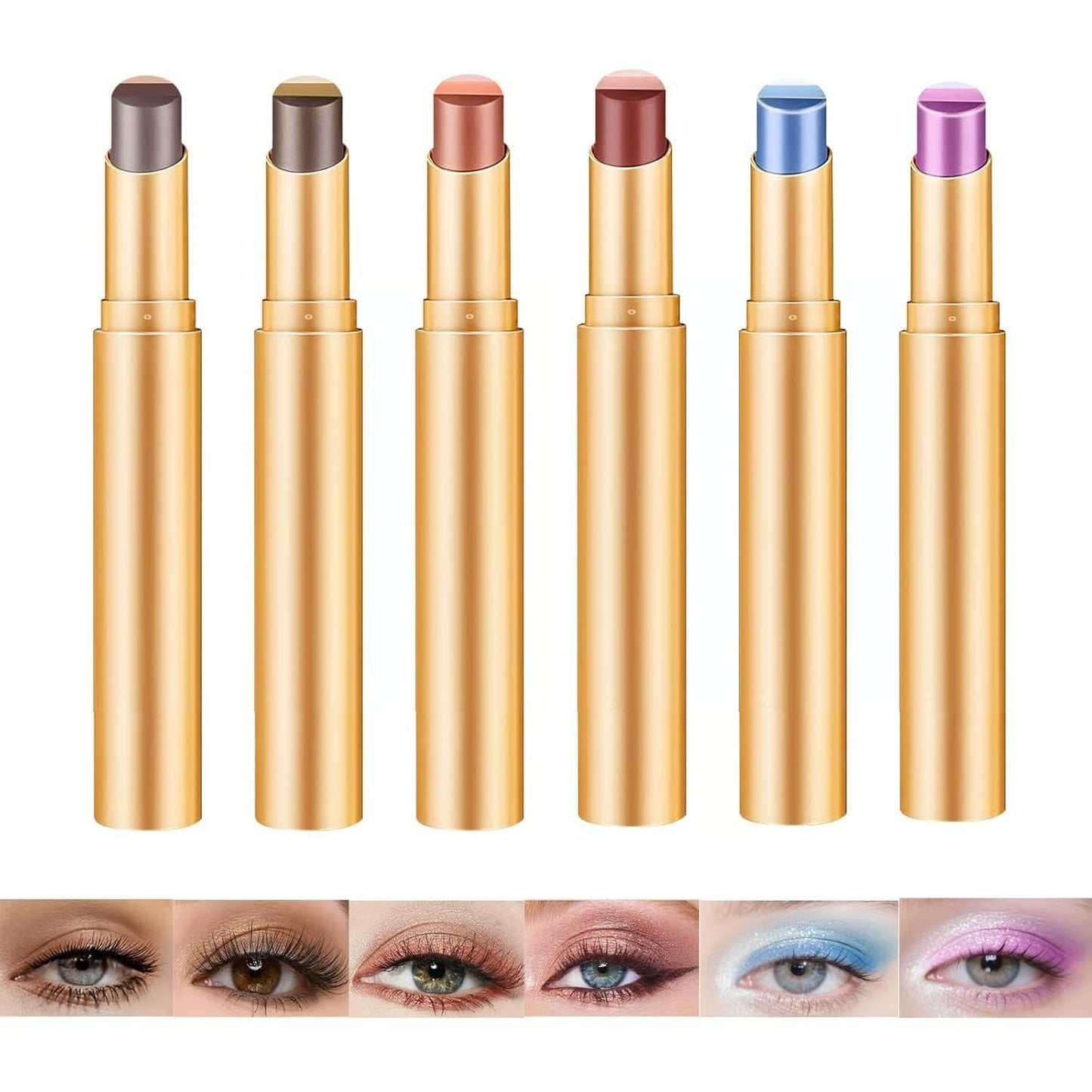 ✨Creme-Lidschattenstift mit 3 Farbtönen | Geschmeidig und leicht zu verblende