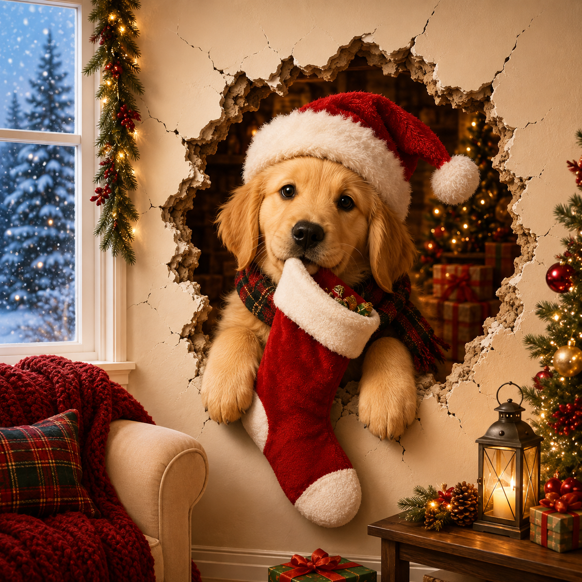 🔥Last day – 50% off “Break Through the Wall” Christmas stickers