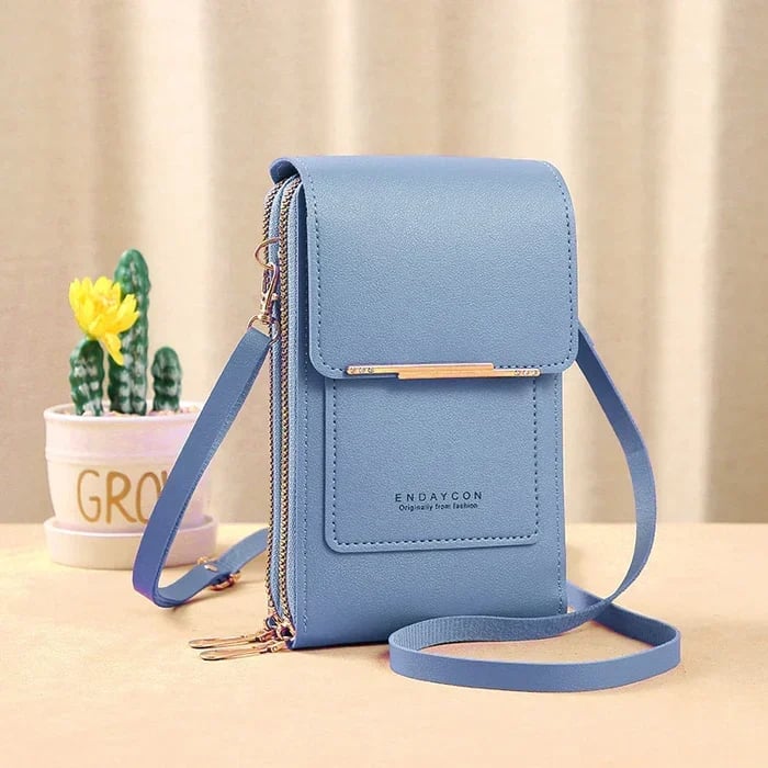 🎁 Diebstahlsichere Ledertasche