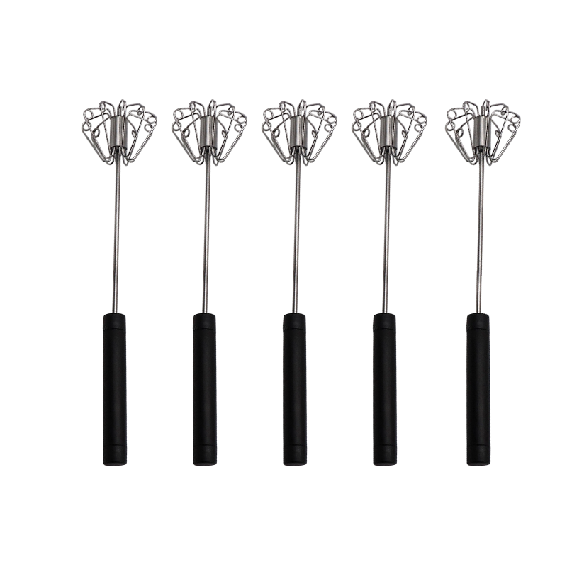 🍳 Practical kitchen helper! Pressure whisk with non-slip handle, stainless and durable at a low price!