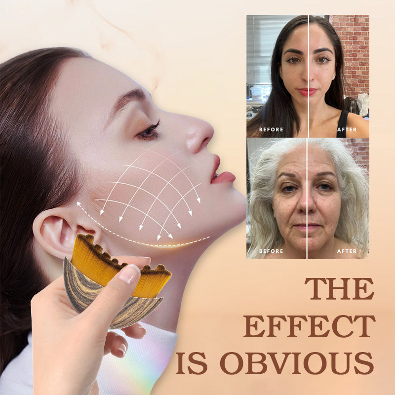 💆‍♀️ Lymphdrainage-Konturierungsbürste fürs Gesicht | Jede Bürste formt Ihre Konturen
