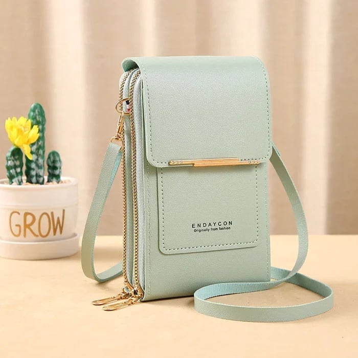 🎁 Diebstahlsichere Ledertasche