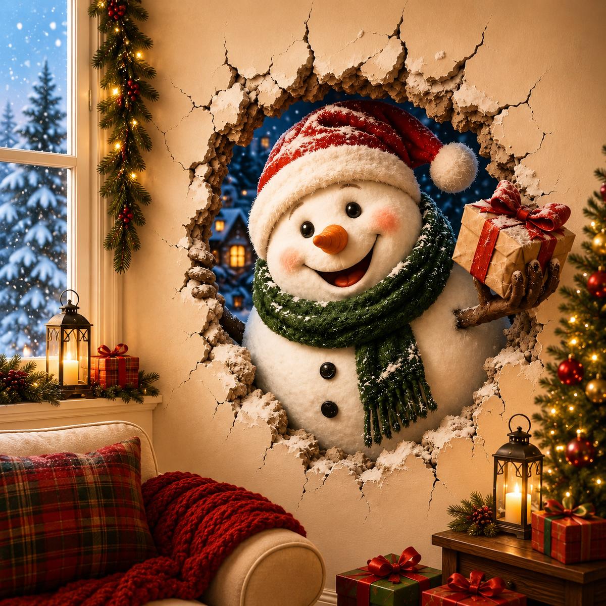🔥Last day – 50% off “Break Through the Wall” Christmas stickers