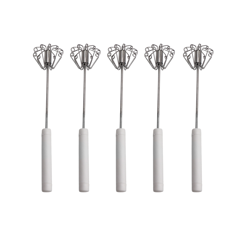 🍳 Practical kitchen helper! Pressure whisk with non-slip handle, stainless and durable at a low price!