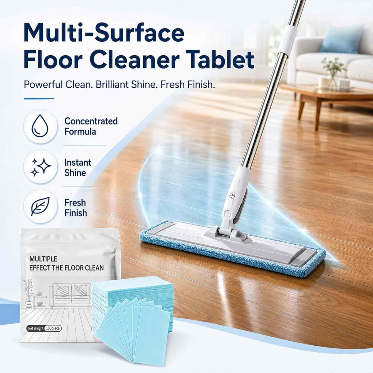 🧹 Cleaning cloths for thorough cleaning of various surfaces (100 pcs.) ✨ Effective stain removal in the kitchen, bathroom and much more