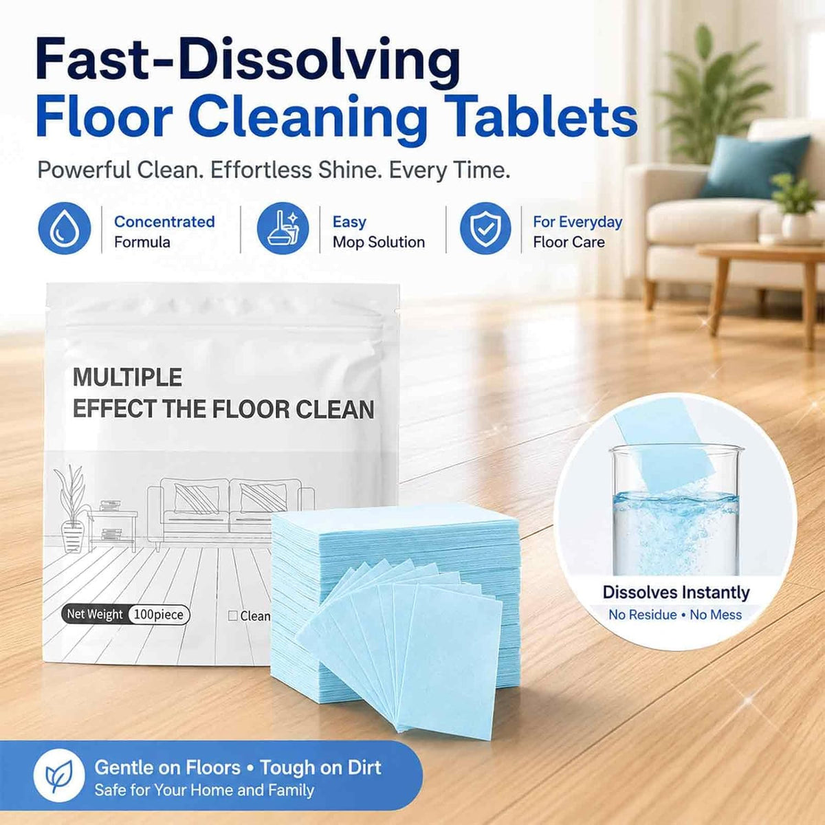 🧹 Cleaning cloths for thorough cleaning of various surfaces (100 pcs.) ✨ Effective stain removal in the kitchen, bathroom and much more