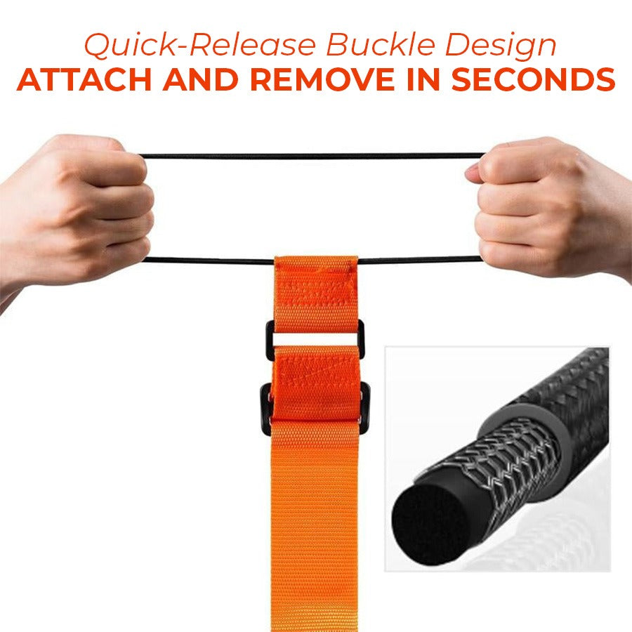 🔥Last day – 50% off🔥 Adjustable suitcase strap with bungee cord for suitcase handle