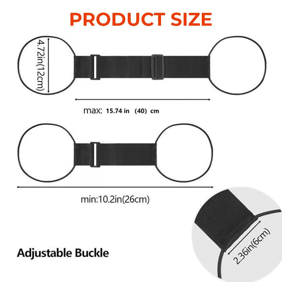 🔥Last day – 50% off🔥 Adjustable suitcase strap with bungee cord for suitcase handle