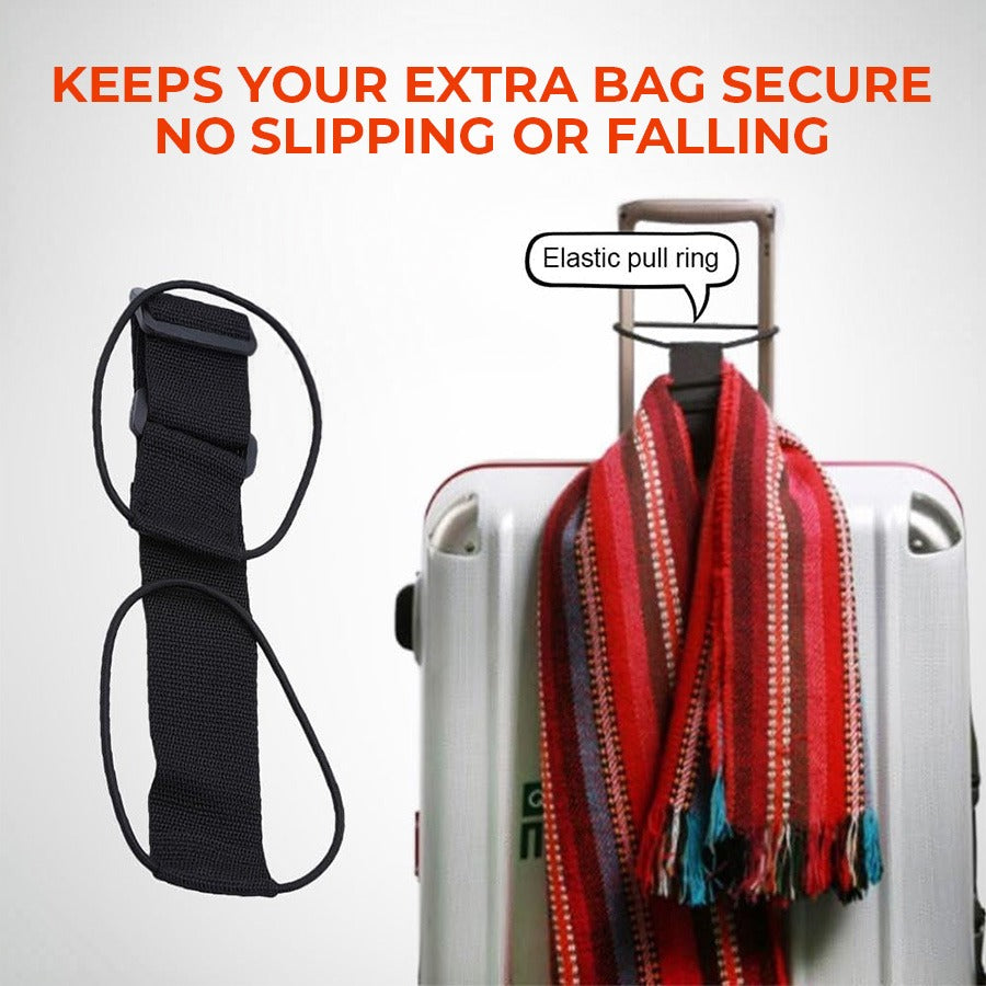 🔥Last day – 50% off🔥 Adjustable suitcase strap with bungee cord for suitcase handle