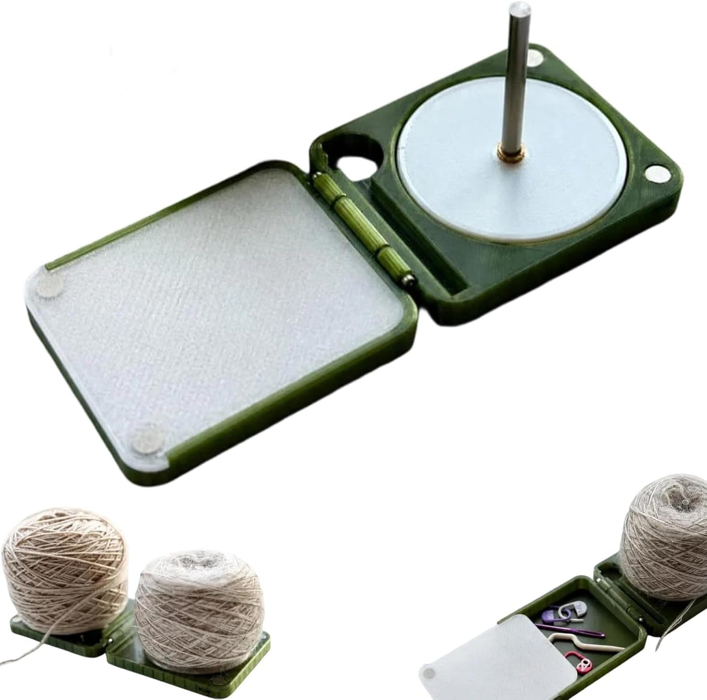🧶Tragbarer Garnhalter zum Häkeln und Stricken