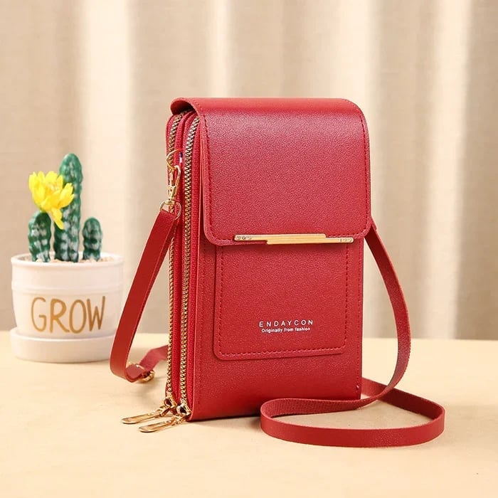 🎁 Diebstahlsichere Ledertasche