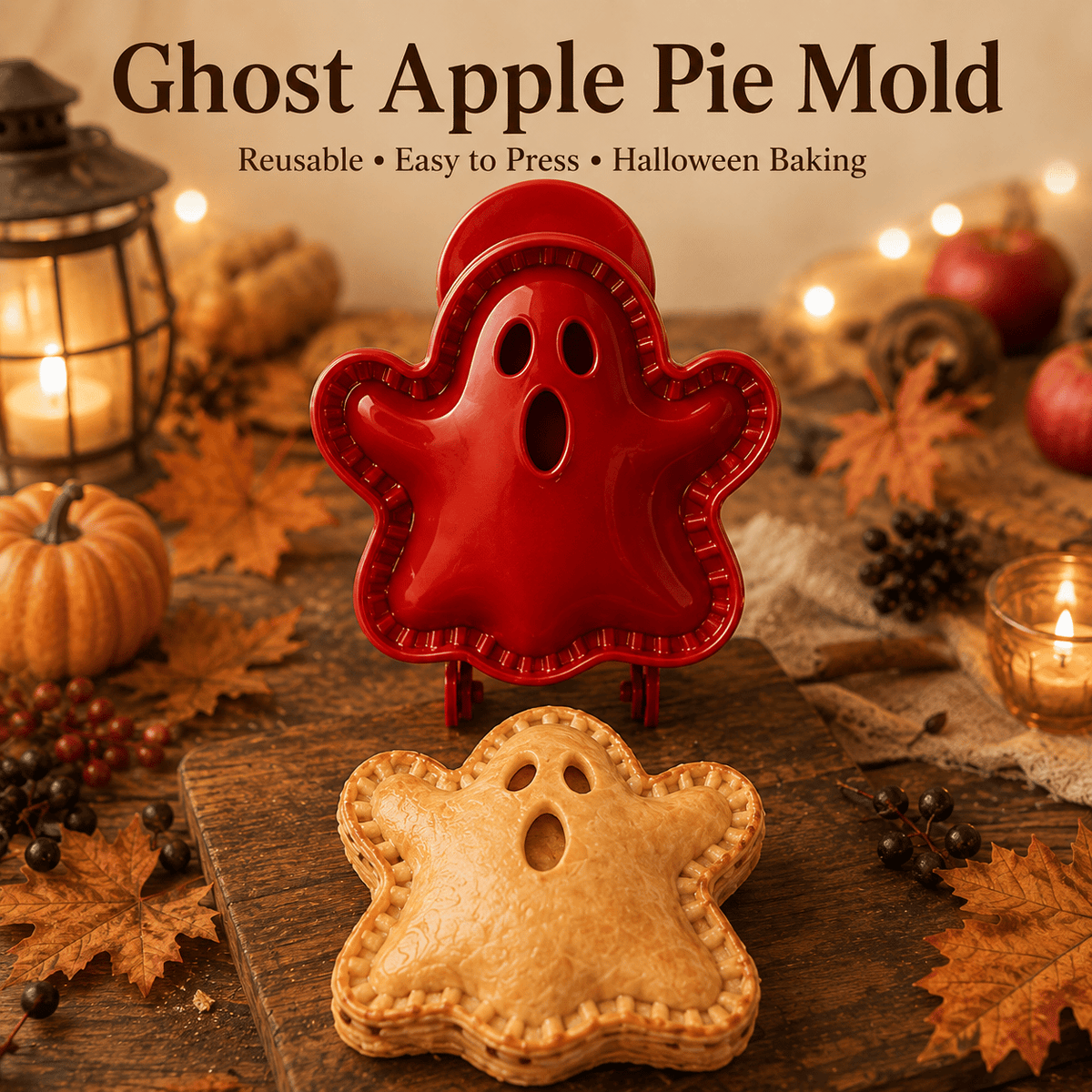 🎃 8-piece set of molds for small Halloween pies
