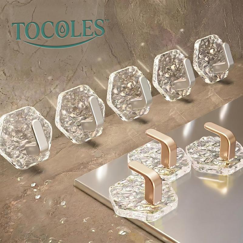 🏆LETZTER TAG IM ANGEBOT – 50 % RABATT!!🎁🔥Selbstklebende Sechskanthaken – extra stark, wasserfest und rostfrei✨ Kein Bohren erforderlich • Starker Halt • Einfache Montag