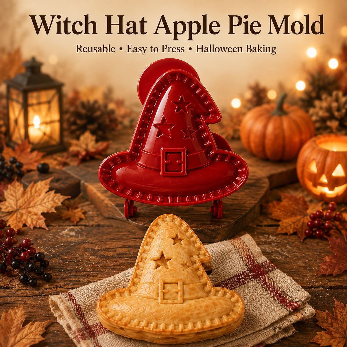 🎃 8-piece set of molds for small Halloween pies