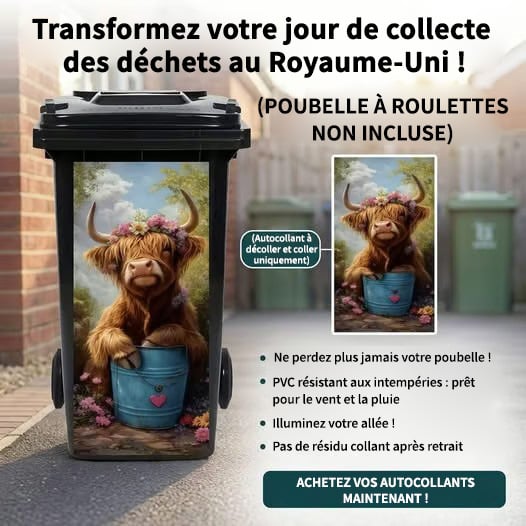 🦒🐯Creative trash can sticker with colorful cartoon✨