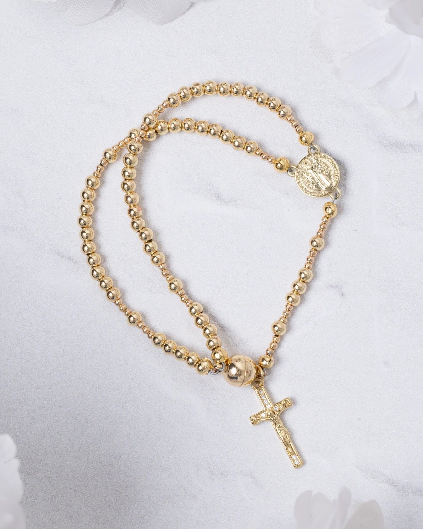 🔥Nur für kurze Zeit, gültig für 24 Stunden🔥 49 % Rabatt – ✝️Handgefertigte Rosenkranzarmbänder📿
