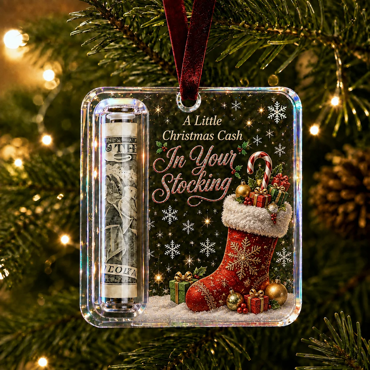 💵🎄 Christmas Gift Hanger with Cash – Turn Money into a Christmas Surpris