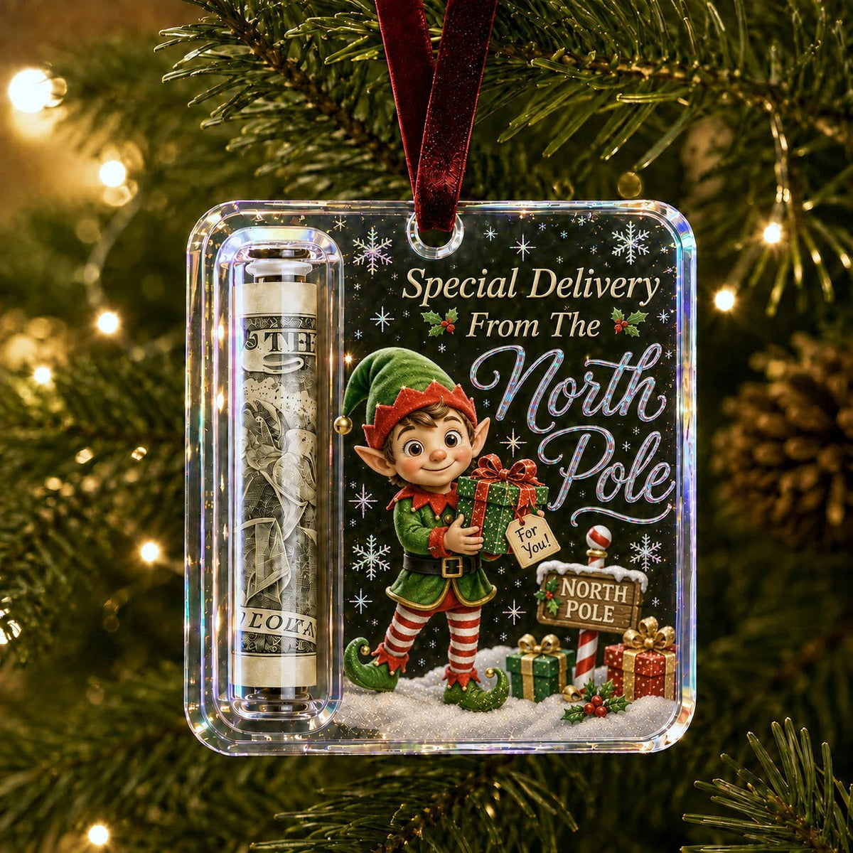 💵🎄 Christmas Gift Hanger with Cash – Turn Money into a Christmas Surpris