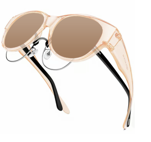 🕶 Neue Cat-Eye-Sonnenbrille in extra großer Größe mit polarisierten Gläsern und UV400-Schut