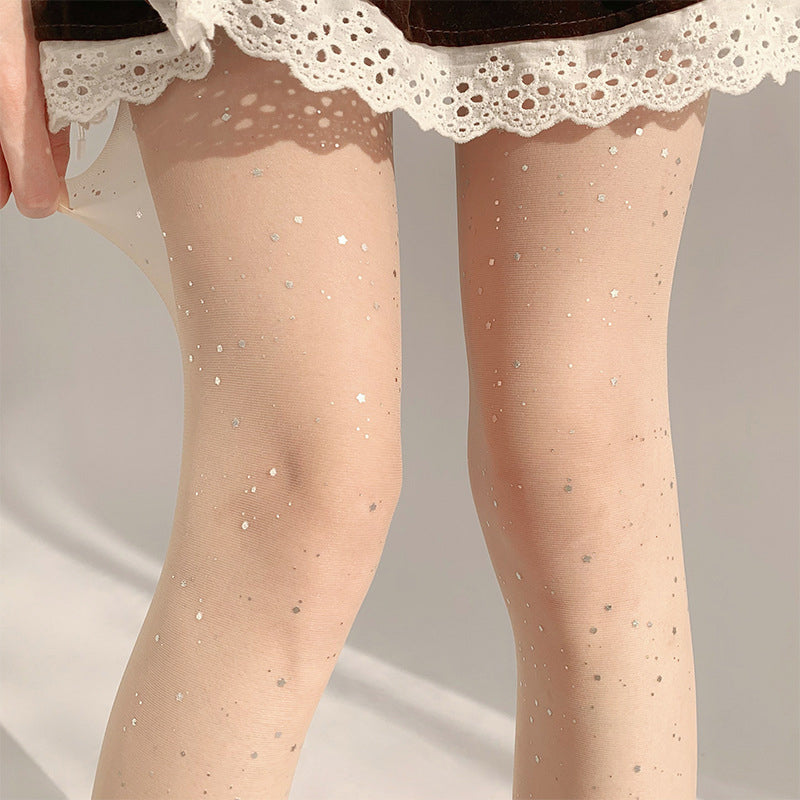 🔥🔥Anti-Seasonal Promotions - Women's Fashion Sexy Glitter Sequin Stockings(Buy 1 get 1 free)