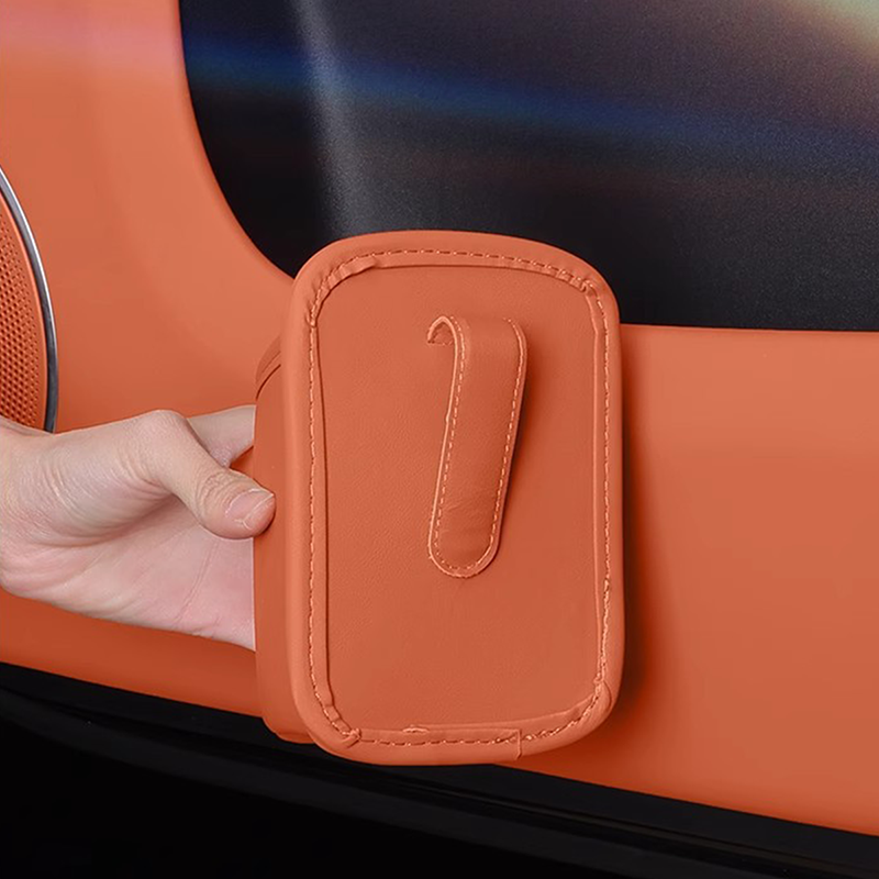 🥳BIG SALE 2026🥳💞Over 50,000 sold!🚗🧺 50% OFF! Leather cup holder for car door – Wide opening, easy to reach drinks and phone. Secure attachment with clip. PU leather, durable and stylish. 🛡️
