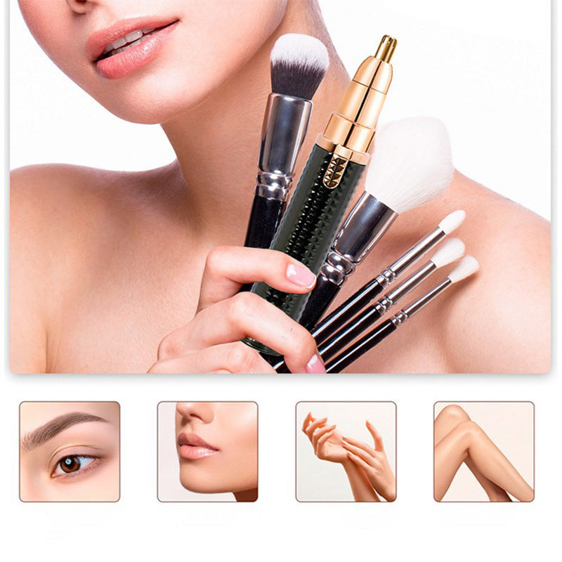 🔄🧔‍♀️🧔‍♂️ 50% OFF FOR A LIMITED TIME! 3-in-1 Electric Eyebrow Trimmer - Interchangeable Nozzles for Eyebrows, Face and Fine-Tuning - Perfect for Both Men and Women, So You Always Look Well-Groomed, Wherever You Are, Whenever You Are 🌍