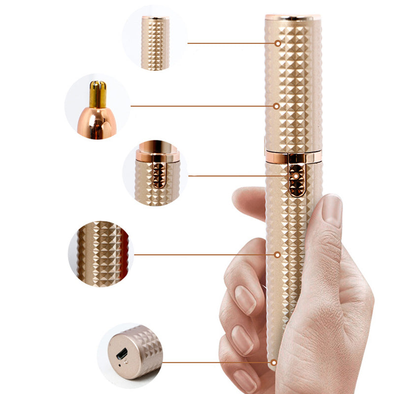 🔄🧔‍♀️🧔‍♂️ 50% OFF FOR A LIMITED TIME! 3-in-1 Electric Eyebrow Trimmer - Interchangeable Nozzles for Eyebrows, Face and Fine-Tuning - Perfect for Both Men and Women, So You Always Look Well-Groomed, Wherever You Are, Whenever You Are 🌍