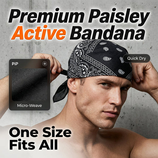 Classic biker and sports headband