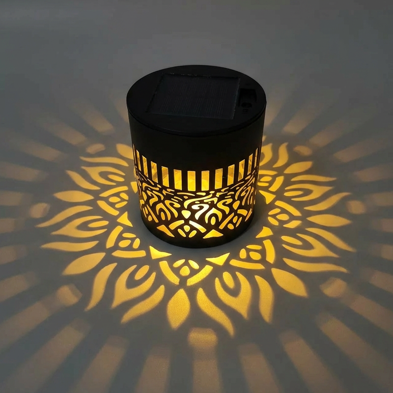 Solar-Powered Mandala/Sunflower Projector Light