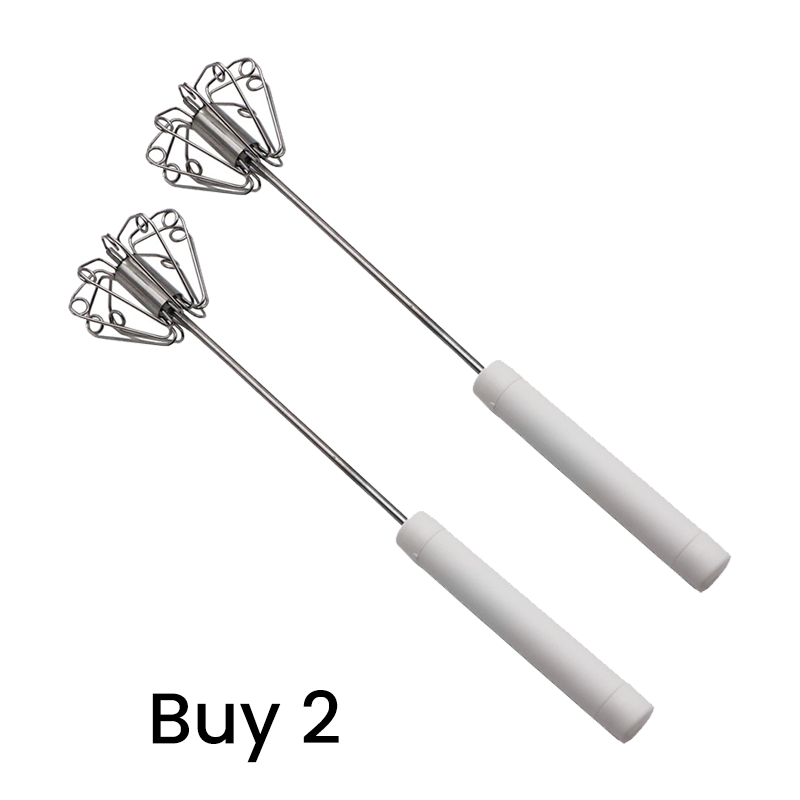 🍳 Practical kitchen helper! Pressure whisk with non-slip handle, stainless and durable at a low price!