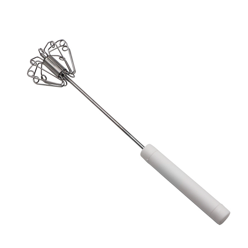 🍳 Practical kitchen helper! Pressure whisk with non-slip handle, stainless and durable at a low price!