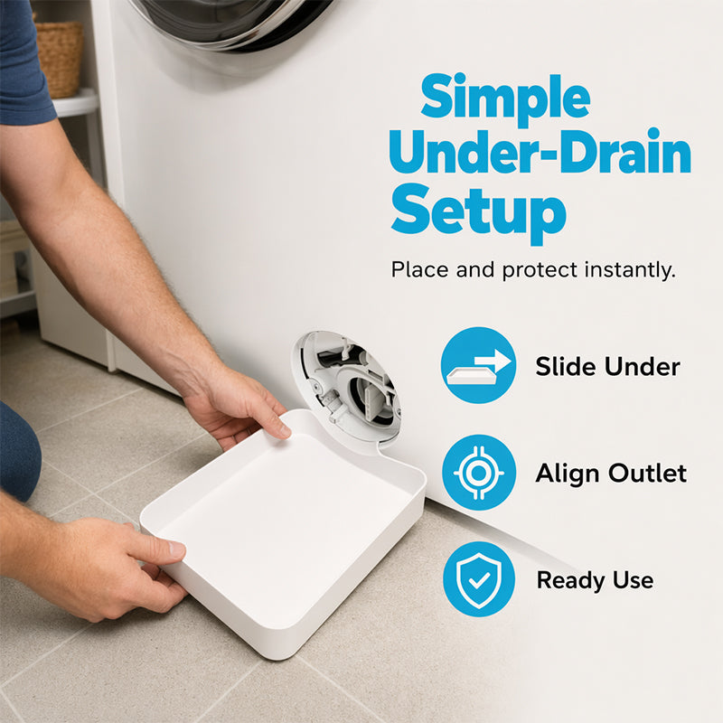 🔥LAST DAY – 50% OFF🔥Universal drip tray for front loading washing machine
