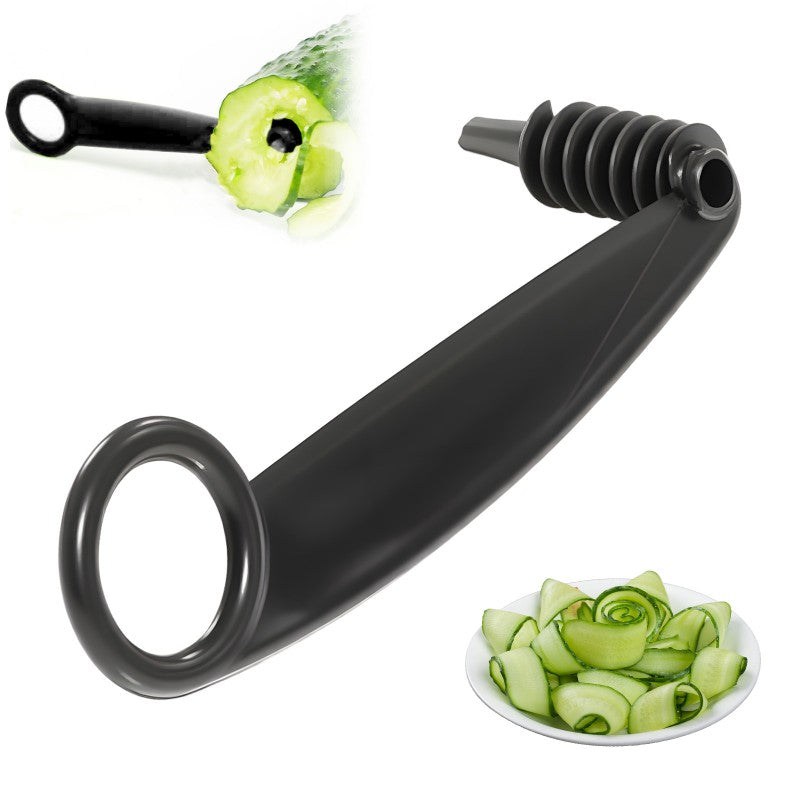 Spiral and V-tool duo for fruit decoratio